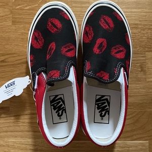 Vans Kiss print Classic Slip-On